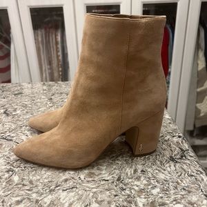 Tan Suede Sam Edelman Booties